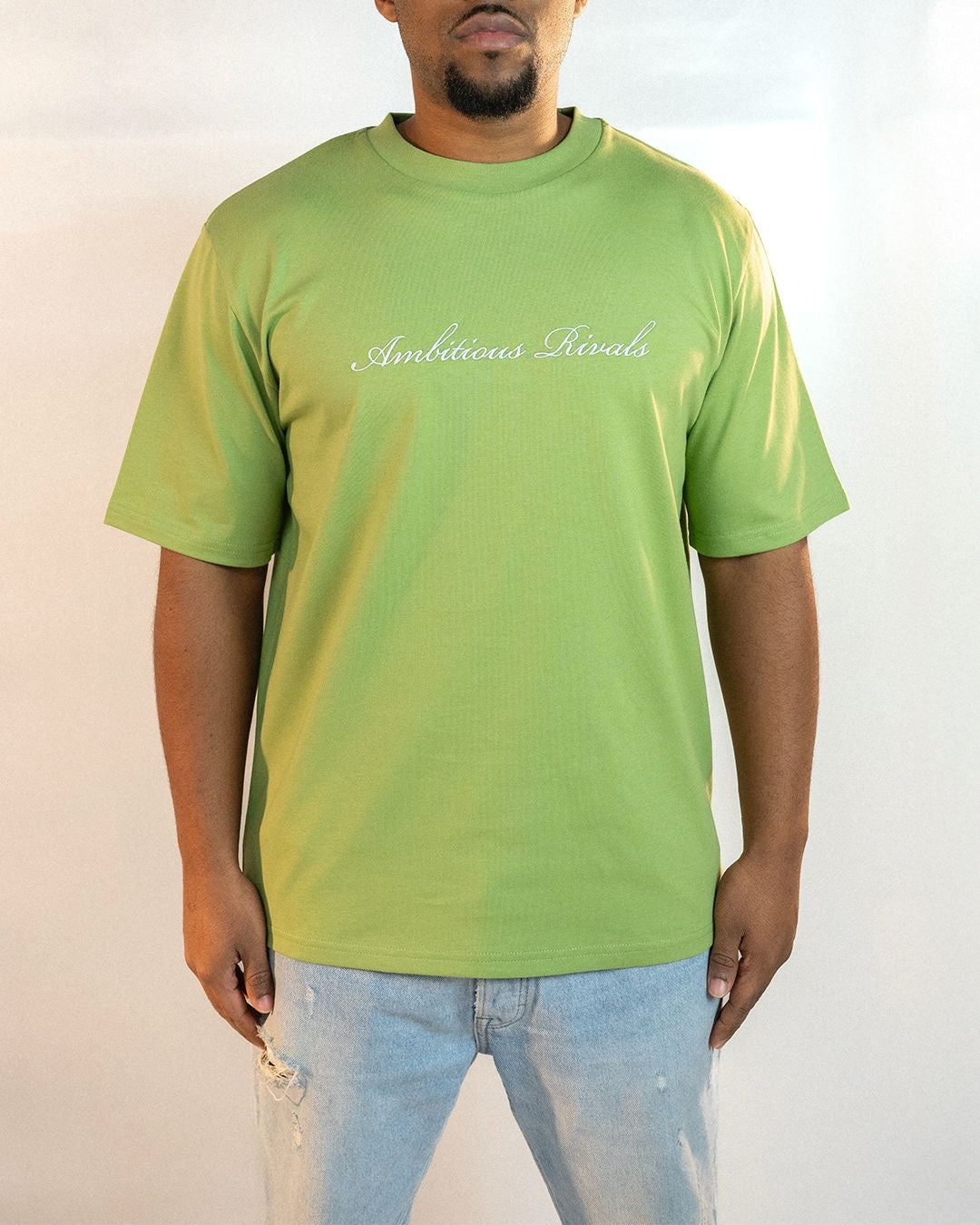 Ambitious Rivals oversized T-shirt Olive green