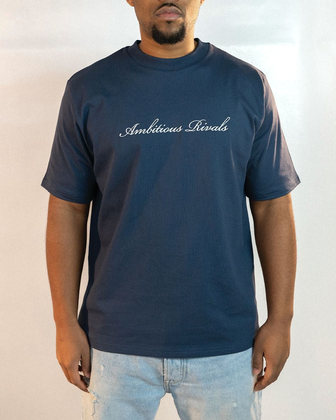 Ambitious Rivals Embroidered Oversized T-Shirt